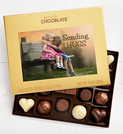 Sending Hugs 19pc Chocolate Box